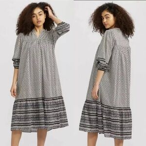 Uniqlo x Anna Sui Cotton Midi Dress
